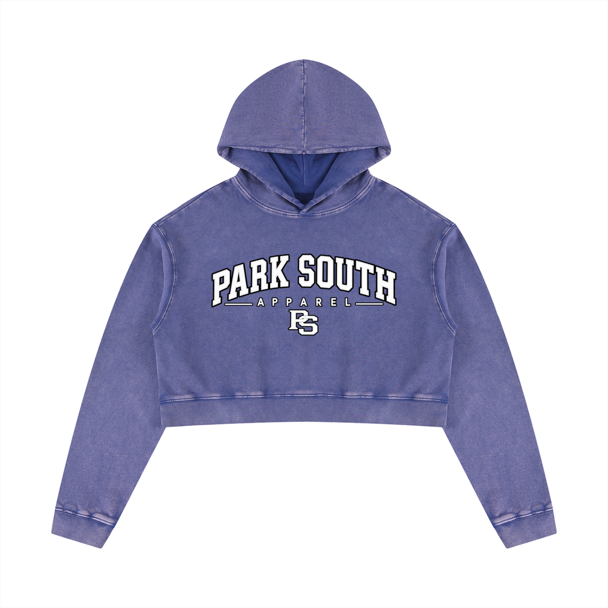 Women’s Mineral Washed Crop Hoodie