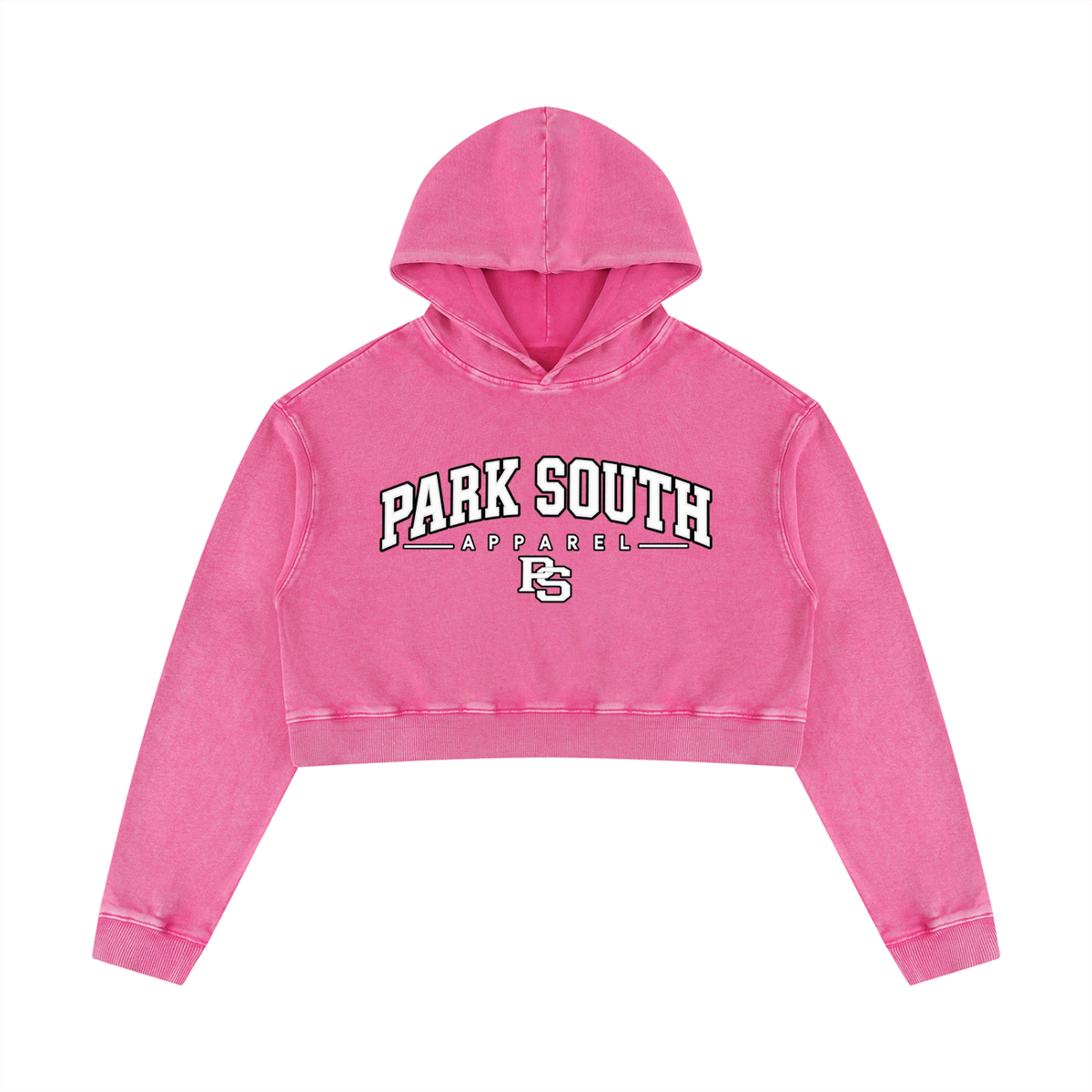 Women’s Mineral Washed Crop Hoodie