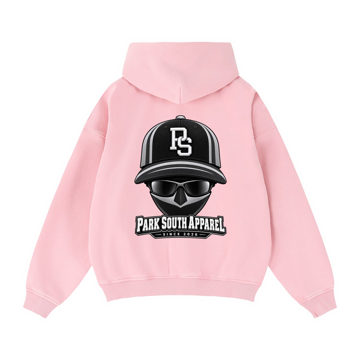 Zip-Through Boxy Fleece Hoodie