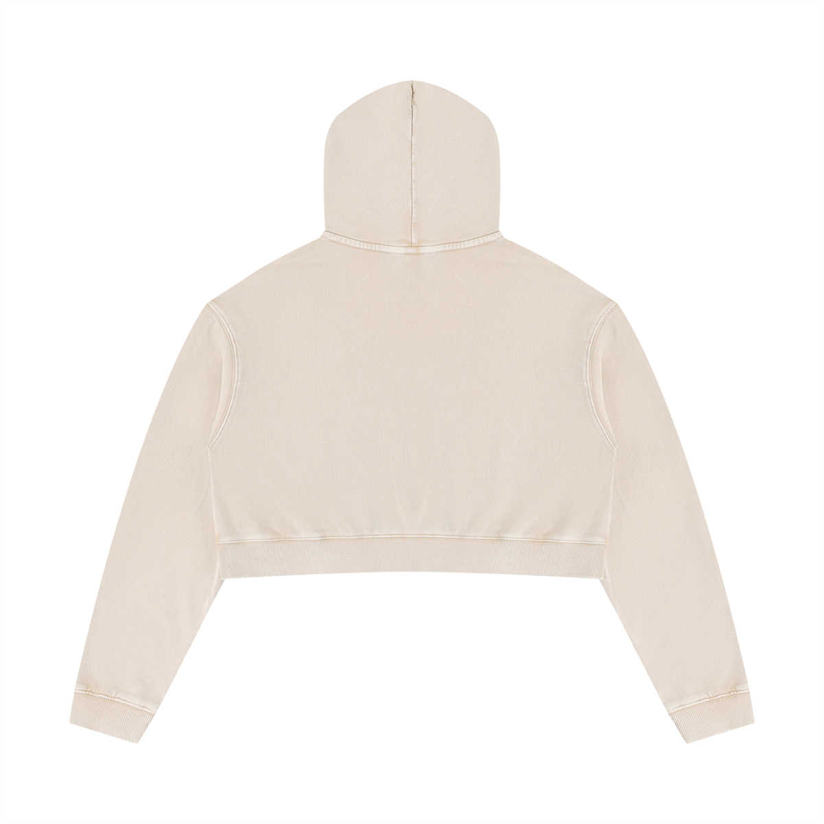 Women’s Mineral Washed Crop Hoodie