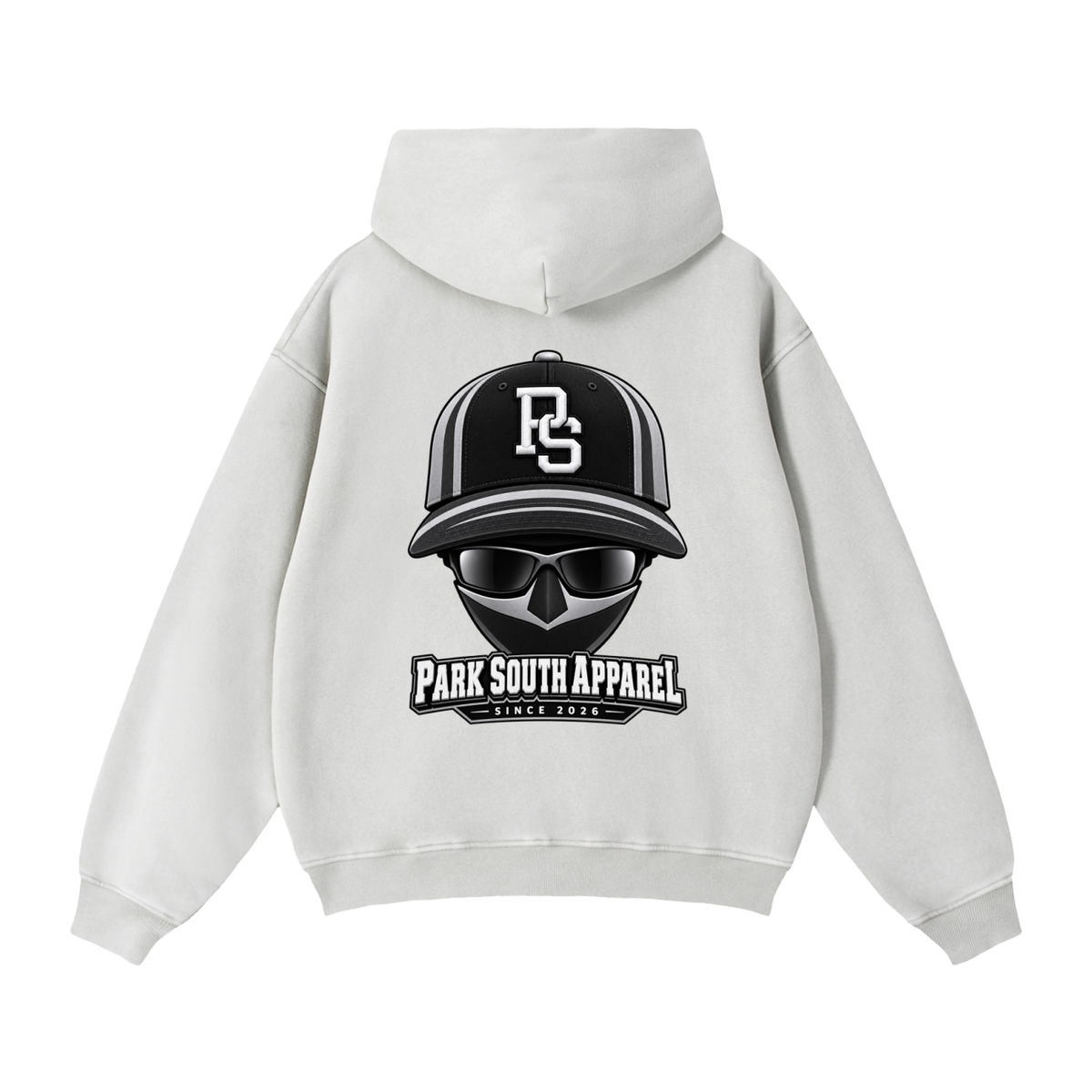Zip-Through Boxy Fleece Hoodie