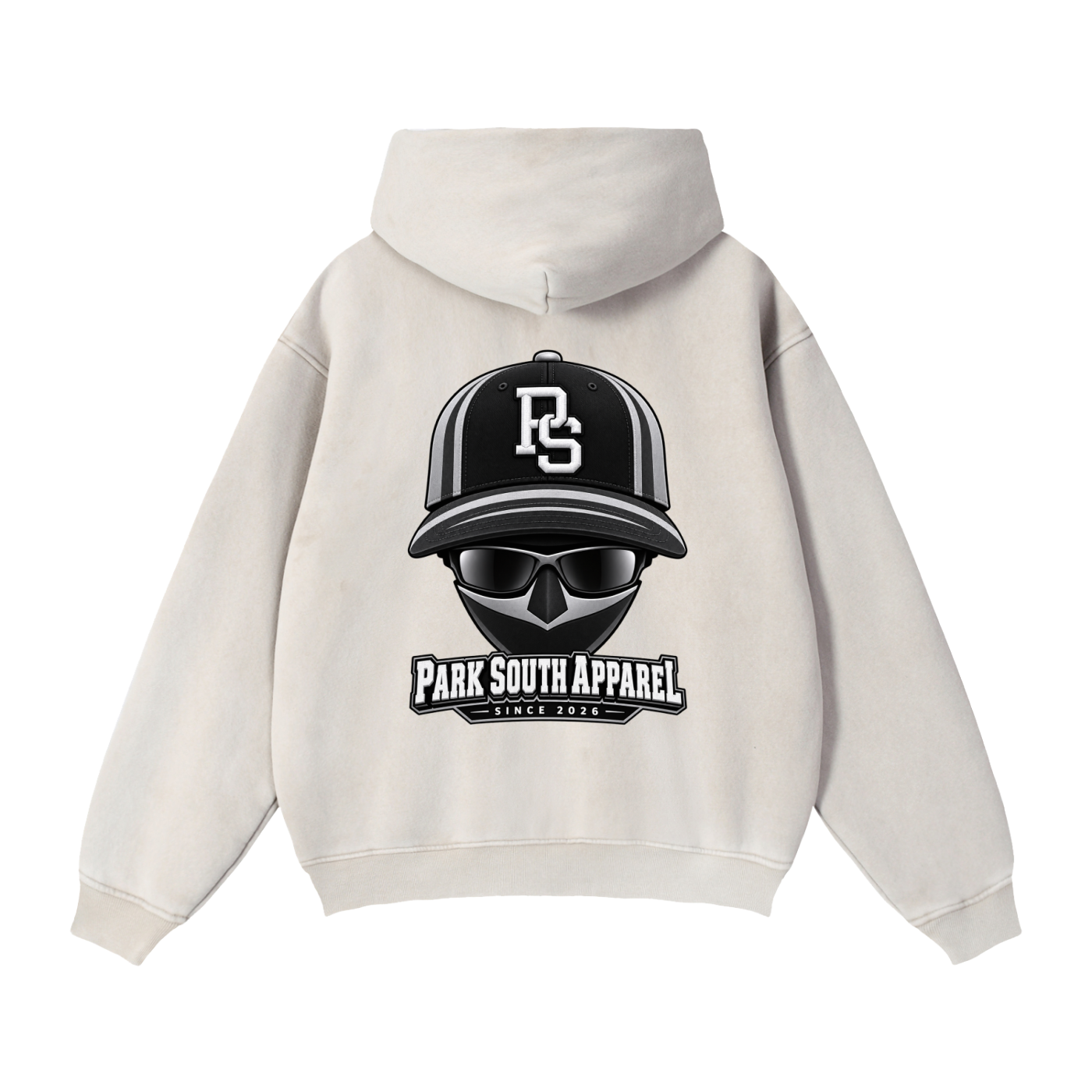 Zip-Through Boxy Fleece Hoodie