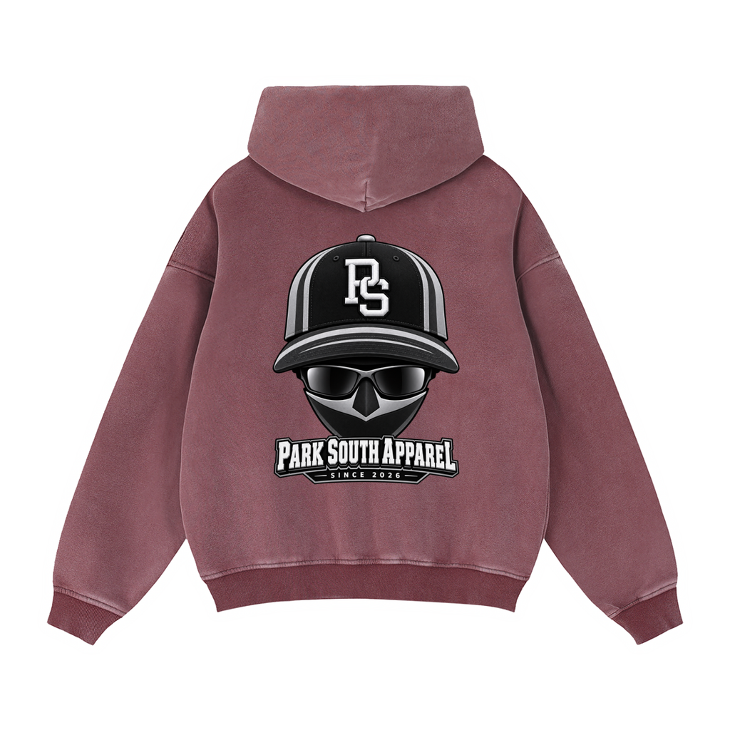 Zip-Through Boxy Fleece Hoodie