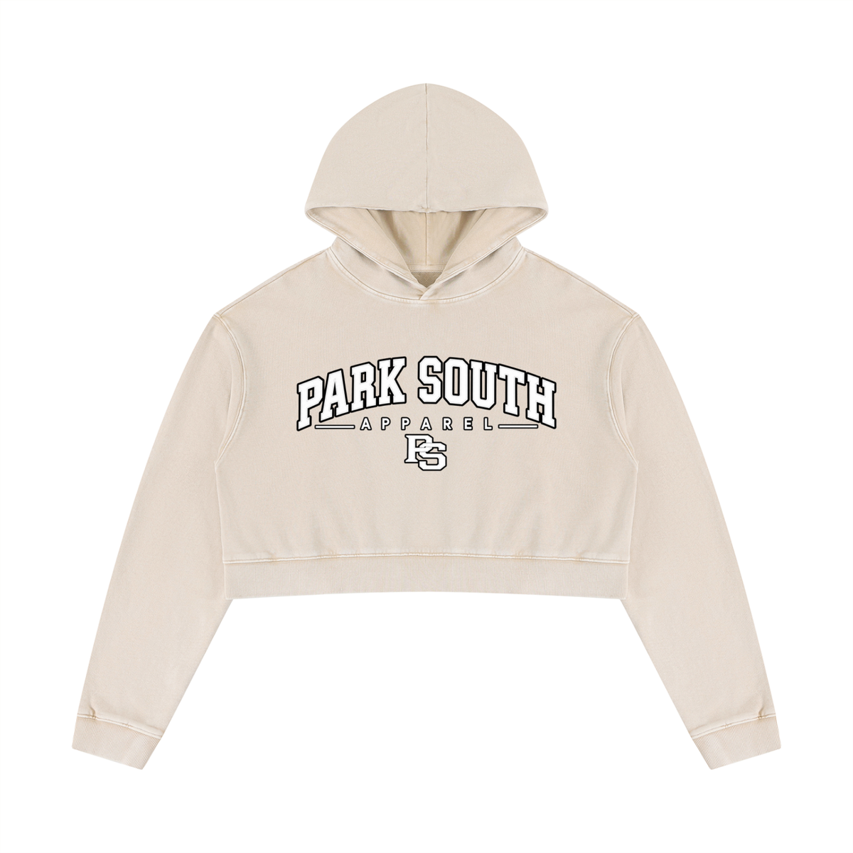 Women’s Mineral Washed Crop Hoodie
