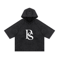 Snow Washed Hooded Boxy T-Shirt