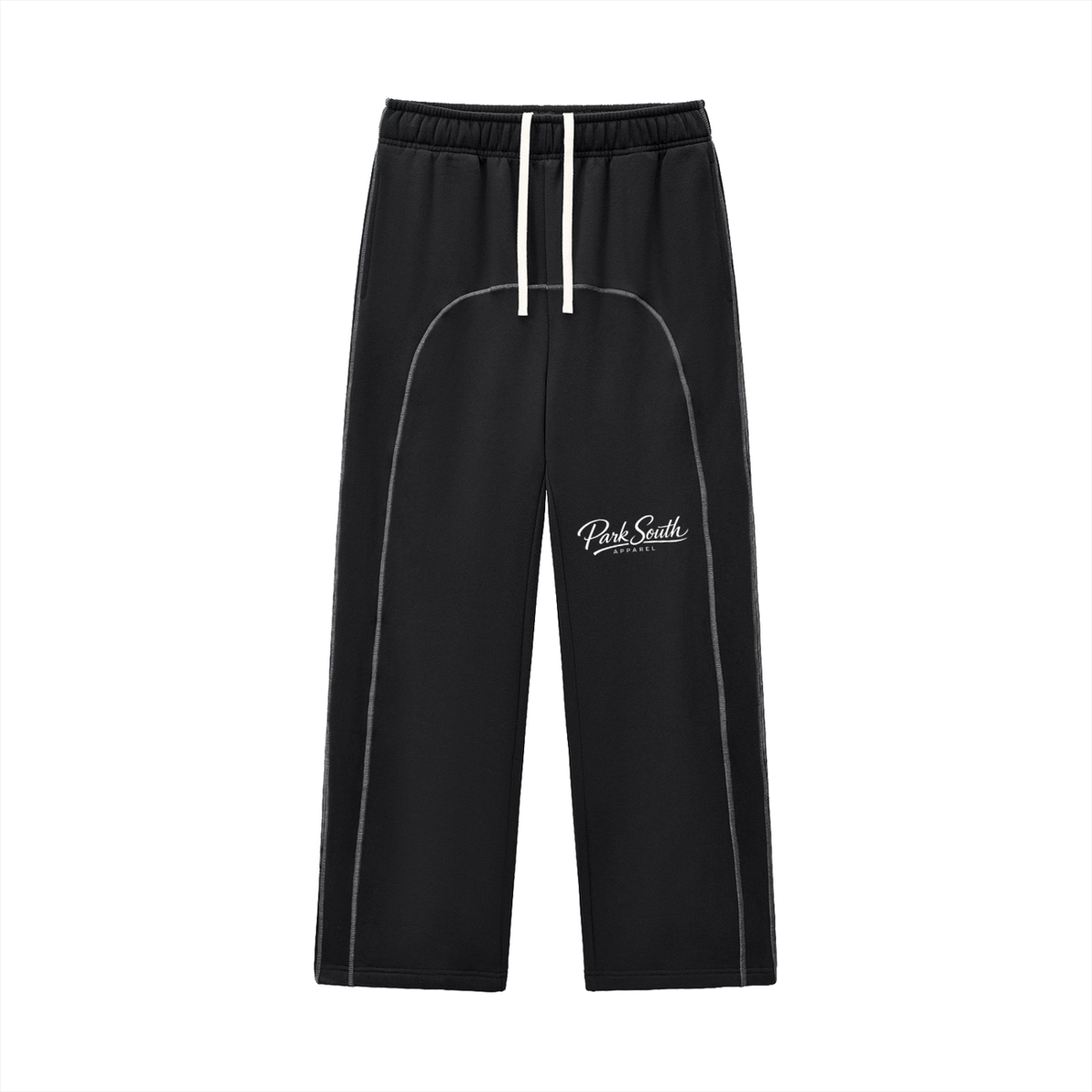 Contrast-Stitched Fleece Sweatpants