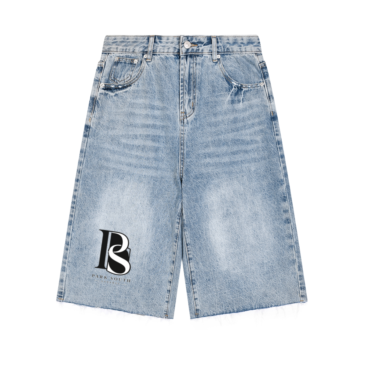 Men’s Vintage Wide Leg Denim Shorts