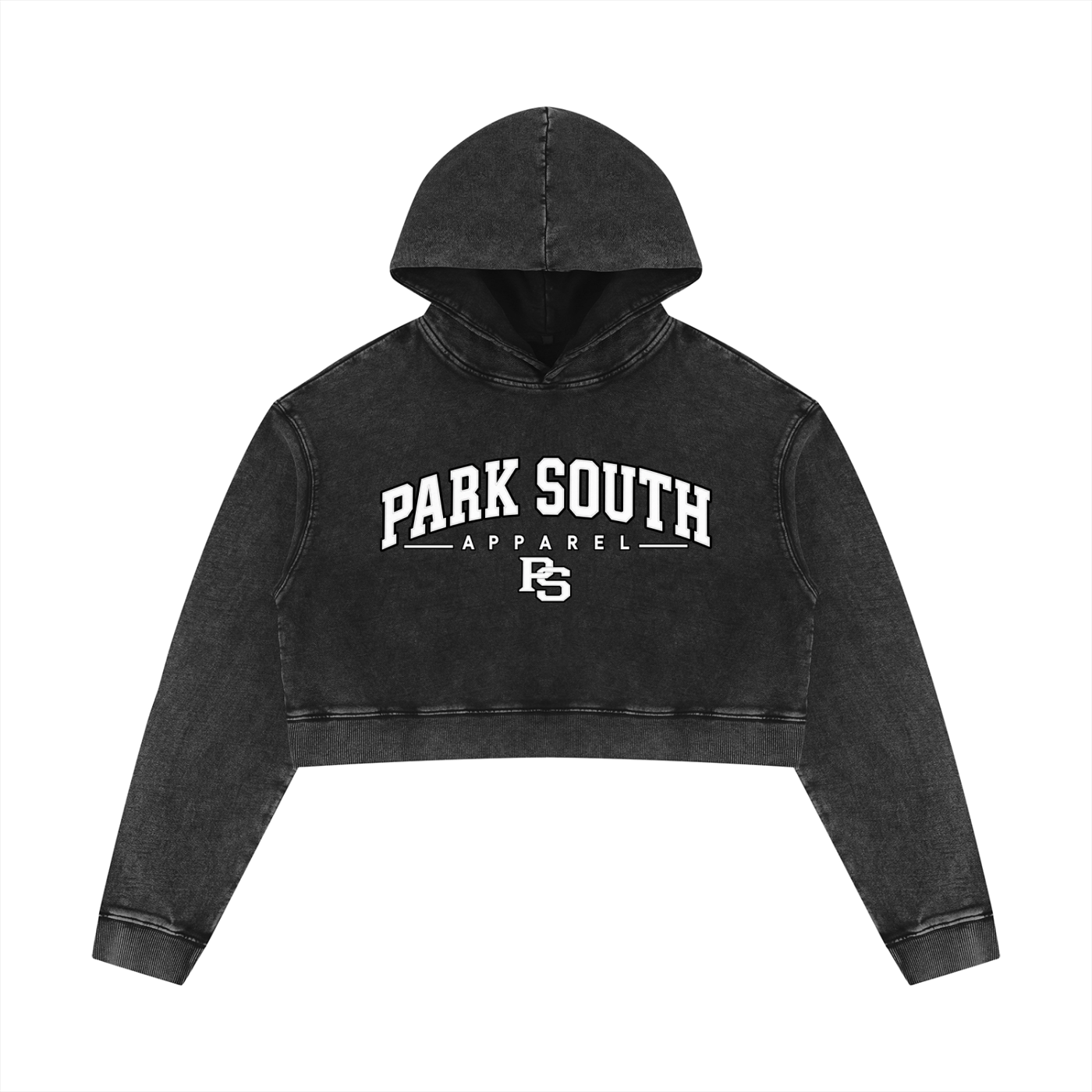 Women’s Mineral Washed Crop Hoodie